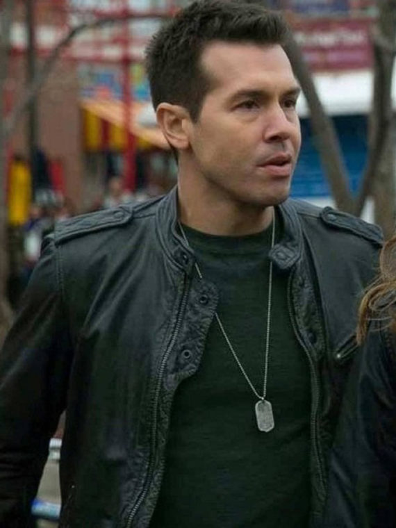 Jon Seda Chicago PD Black Leather Jacket