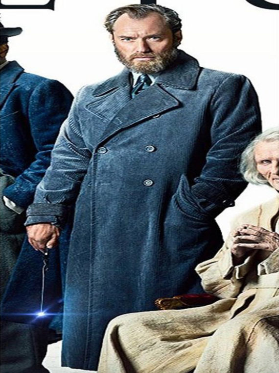 Jude Law Fantastic Beasts 2 Trench Coat - Image 2