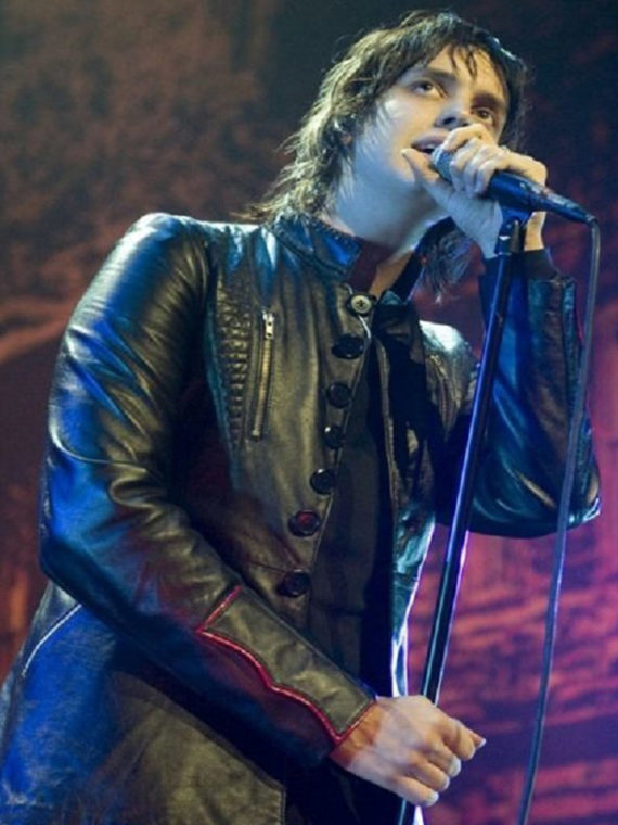 Julian Casablancas Stylish Leather Jacket