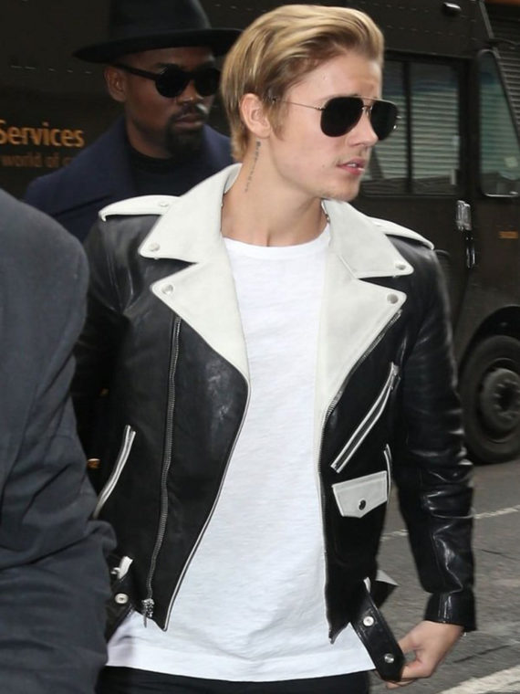 Justin Bieber Elegant Biker Jacket