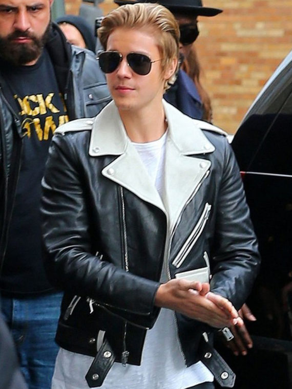 Justin Bieber Elegant Brando Biker Jacket