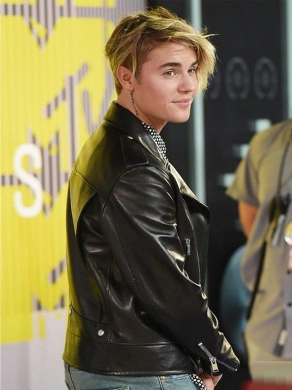 Justin Bieber Motorcycle Black Jacket