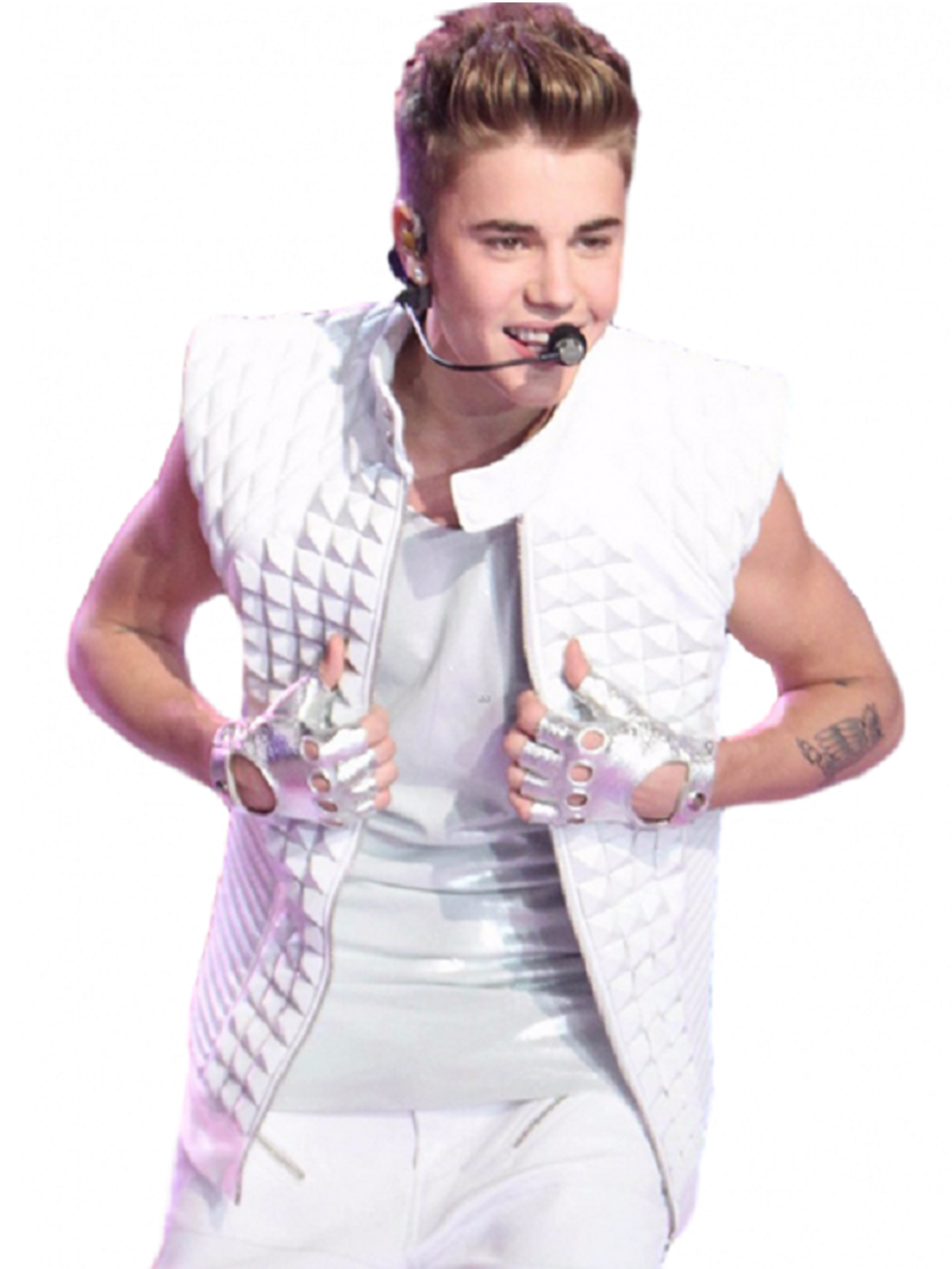 Justin Bieber Quilted Leather Jacket