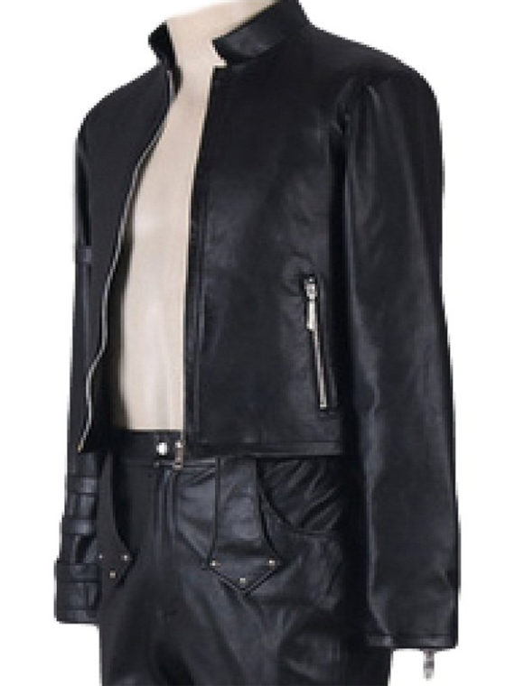 K Dash Kof 99 Biker Black Jacket