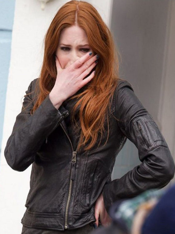 Karen Gillan Doctor Who Leather Jacket