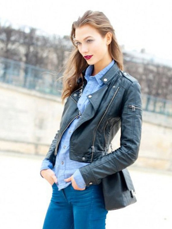 Karlie Kloss Black Jacket