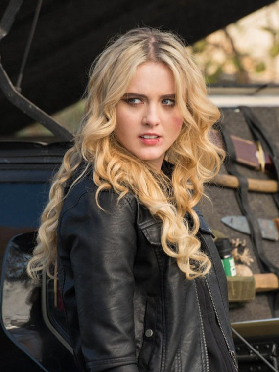 Kathryn Newton Leather Jacket