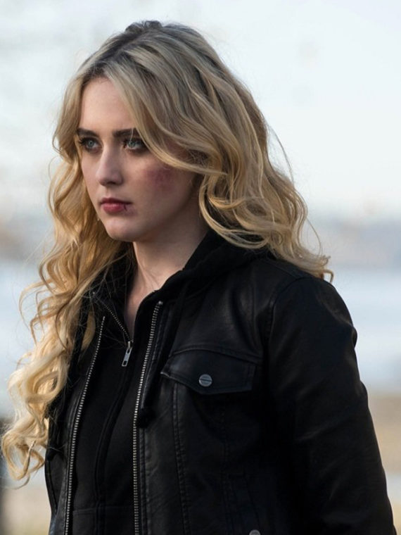 Kathryn Newton Supernatural Leather Jacket - Image 4