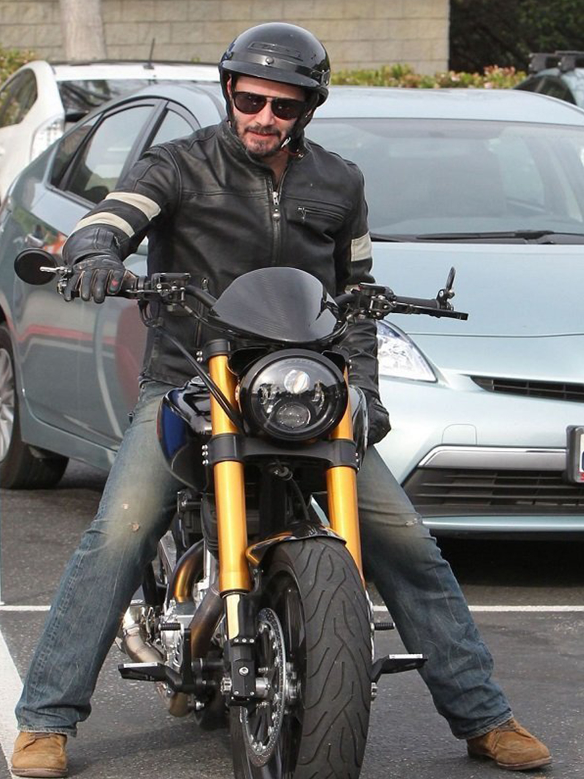 Keanu Reeves Motorcycle Leather Jacket