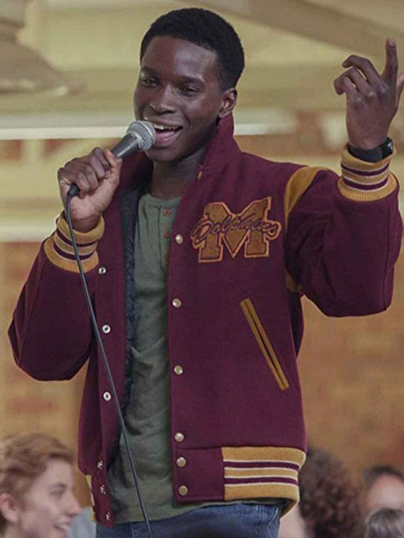 Kedar Williams Stirling Sex Education Letterman Jacket