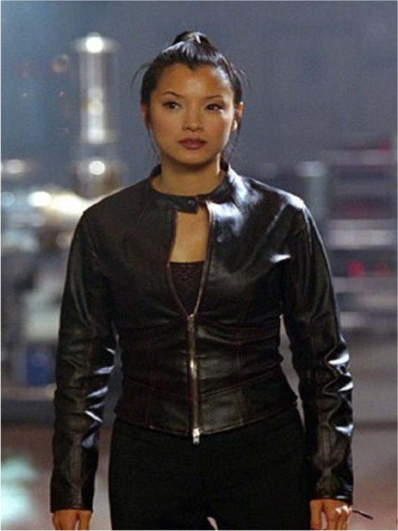 Kelly Hu Cradle 2 the Grave Sona Leather Jacket