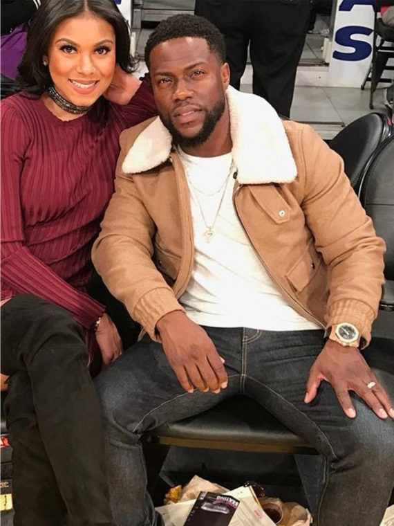 Kevin Hart Brown Fur Jacket