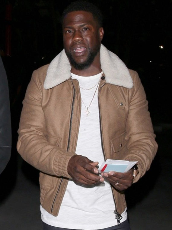 Kevin Hart Brown Jacket