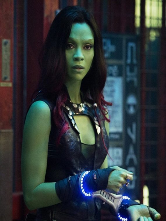 Zoe Saldana Guardians of The Galaxy Stylish Vest - Image 3