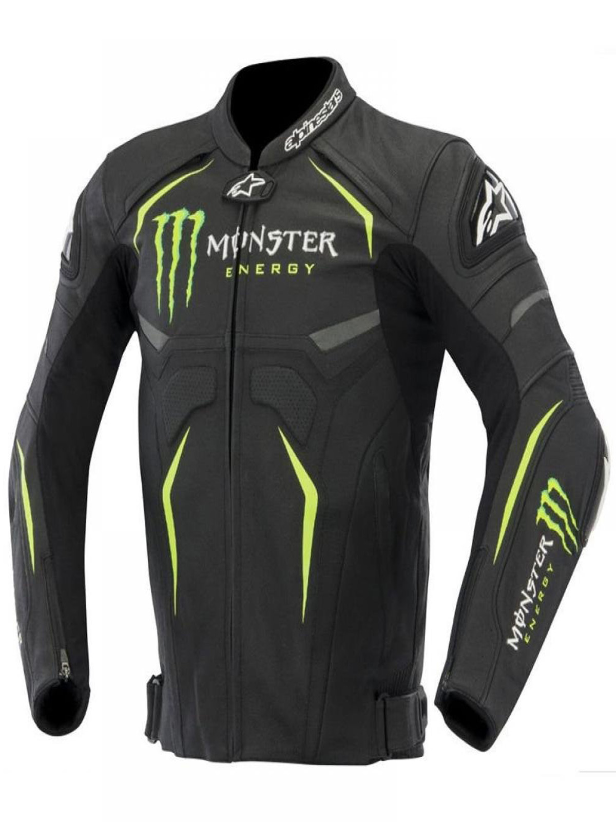 Alpinestars Hellhound Monster Energy Perforated Biker Jacket