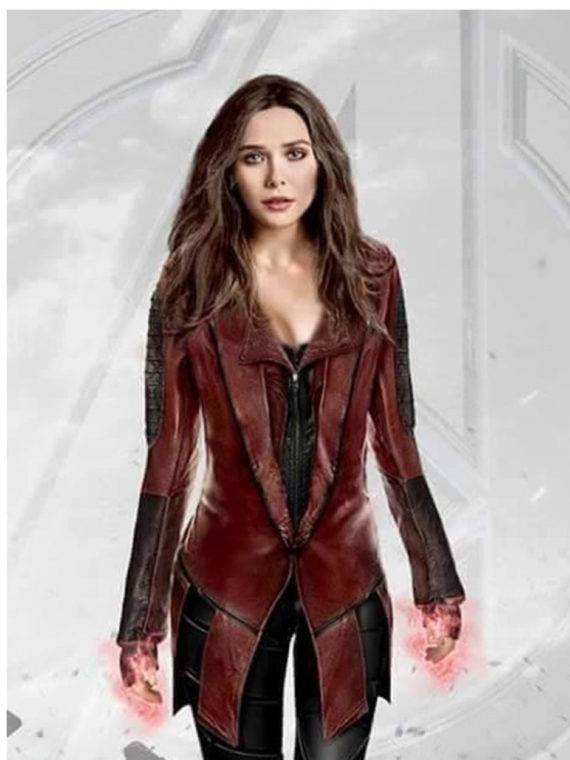 Avengers Captain America Civil War Scarlet Witch Vest And Coat - Image 2