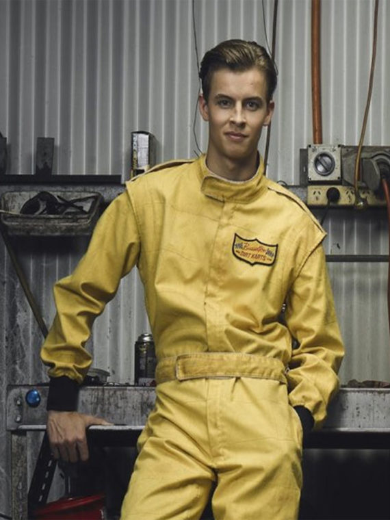 Go KARTS Yellow Leather Jacket