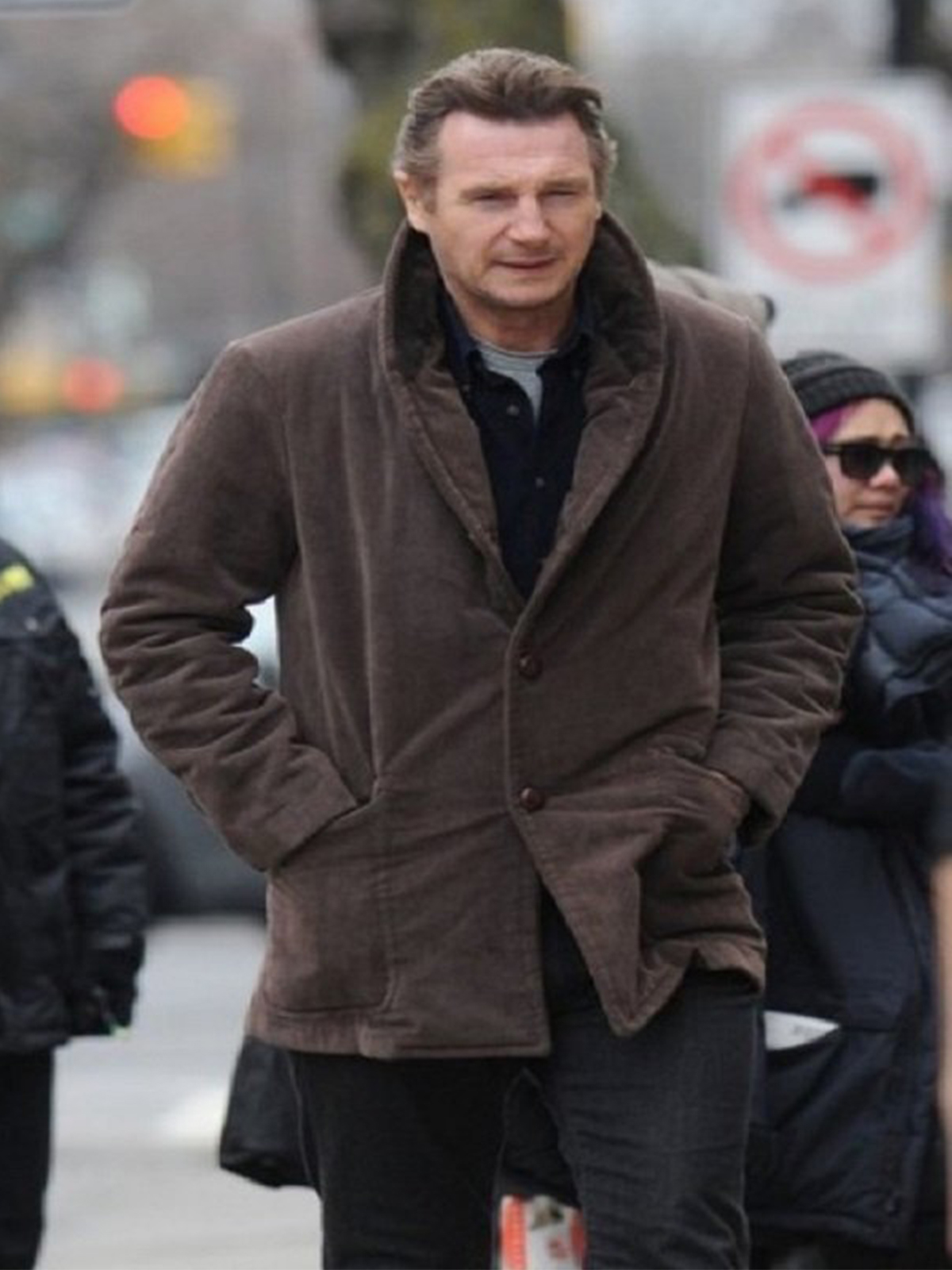 Liam Neeson A Walk Among The Tombstones Coat