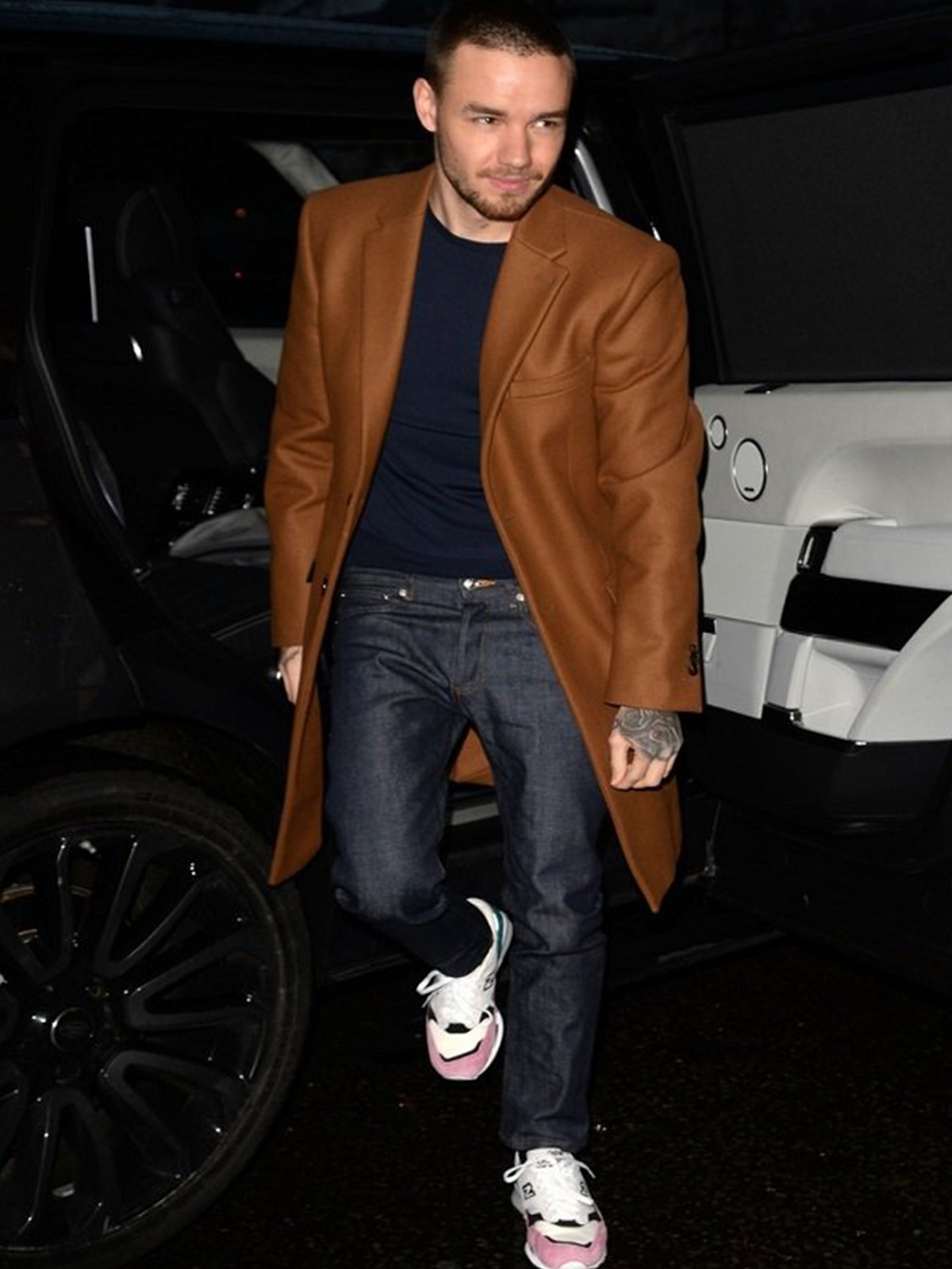 Liam Payne Street Brown Coat