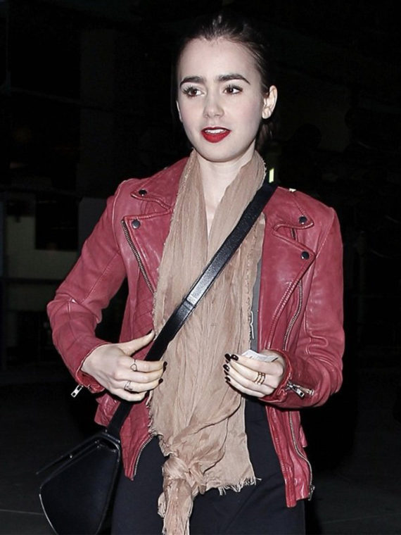 Lily Collins 2 Jacket