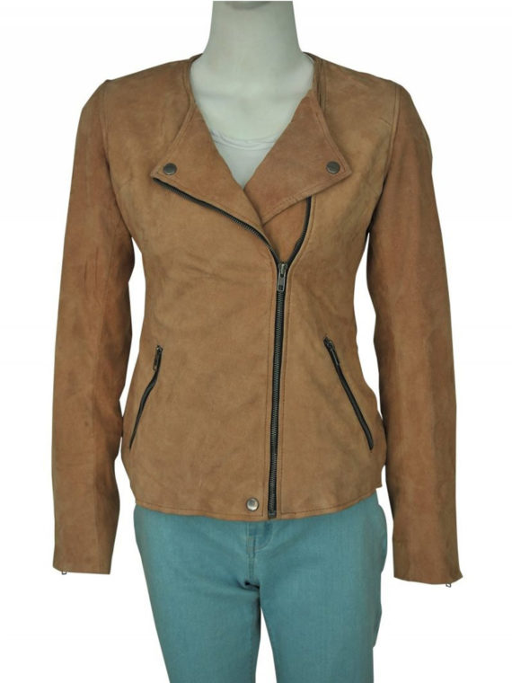 Linda Cardellini Dead to Me Brown Jacket