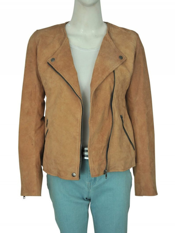 Linda Cardellini Dead to Me Suede Jacket