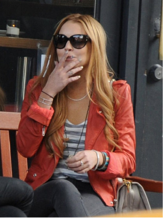 Lindsay Lohan Motorcycle Jacket