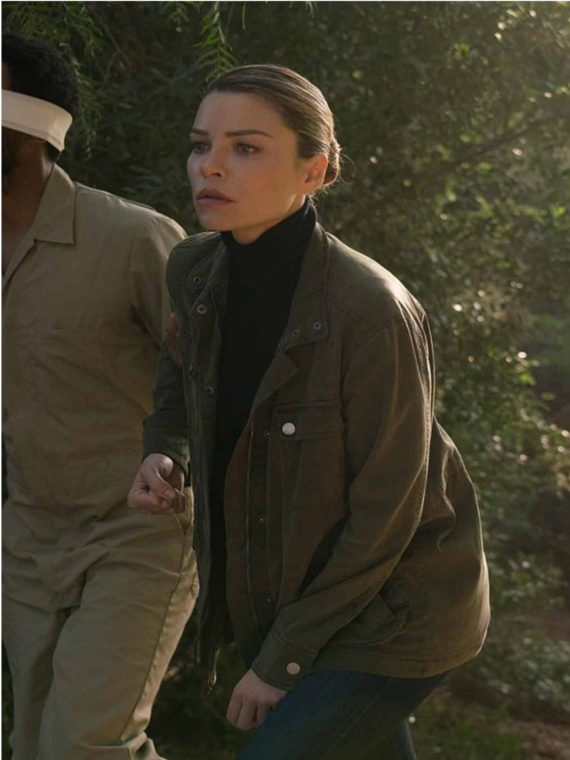 Lucifer Series Chloe Decker Army Green Jacket - Image 3