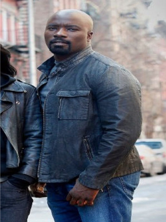 Luke Cage The Defenders Biker Black Jacket