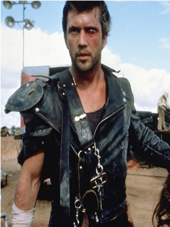 Mad Max Mel Gibson Road Warrior Black Jacket