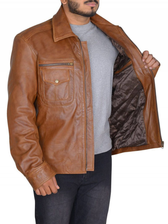 Mads Mikkelsen Brown Jacket