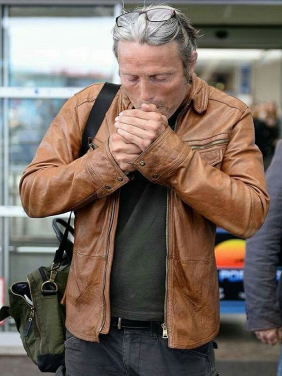 Mads Mikkelsen Hannibal Leather Jacket