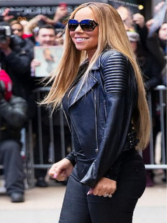 Mariah Carey Padded Design Jacket