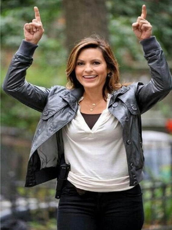 Mariska Hargitay Law & Leather Jacket