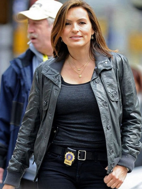 Mariska Hargitay Law & Order Leather Jacket