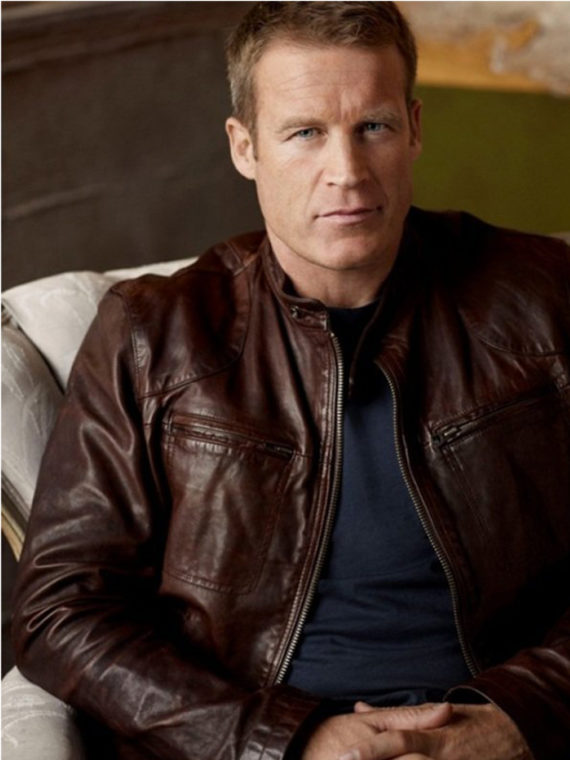 Mark Valley Human Target Brown Leather Jacket