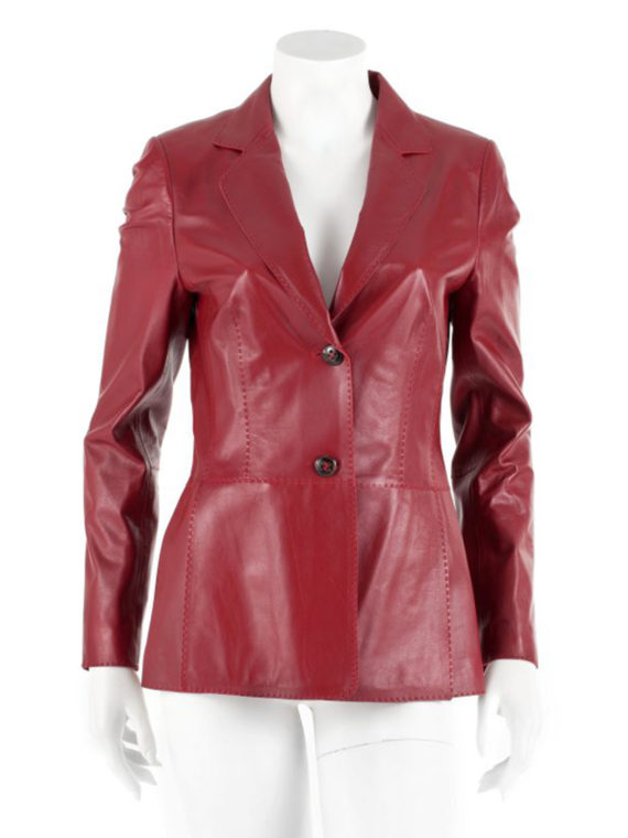 Maroon classic Blazer For women