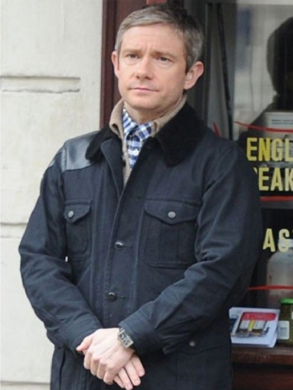 Martin Freeman Sherlock Drama Series Jacket