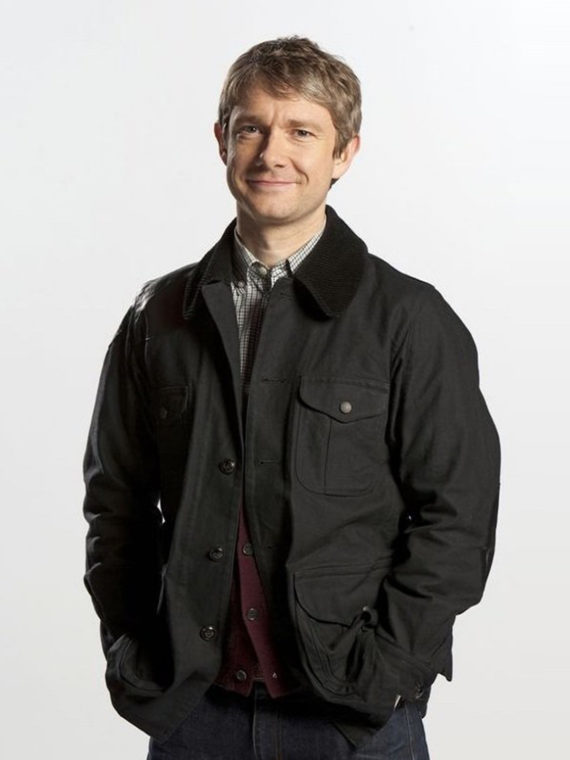 Martin Freeman Sherlock Series Jacket