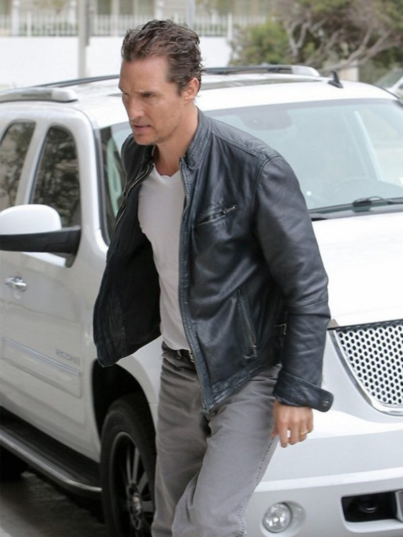 Matthew McConaughey True Detective Leather Jacket