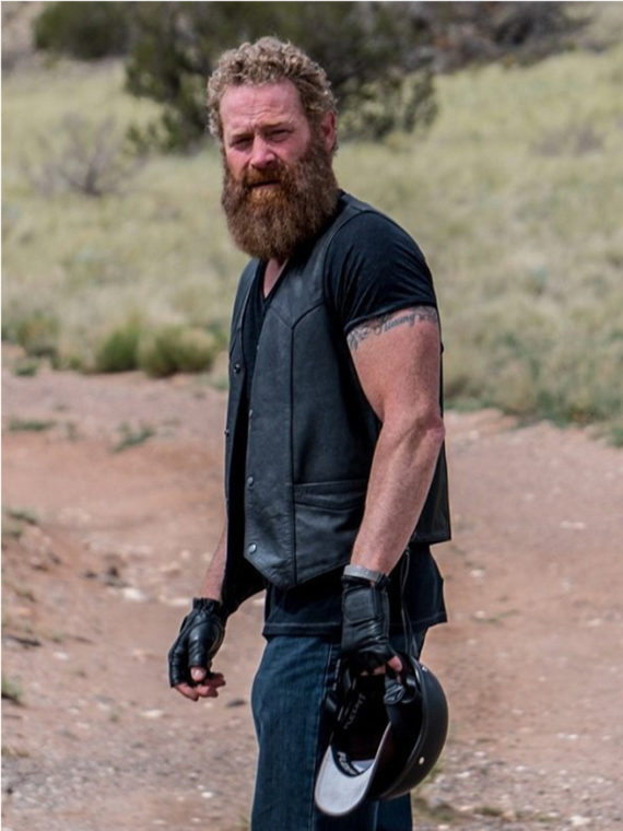 Max Martini SGT. Will Gardner Biker Vest