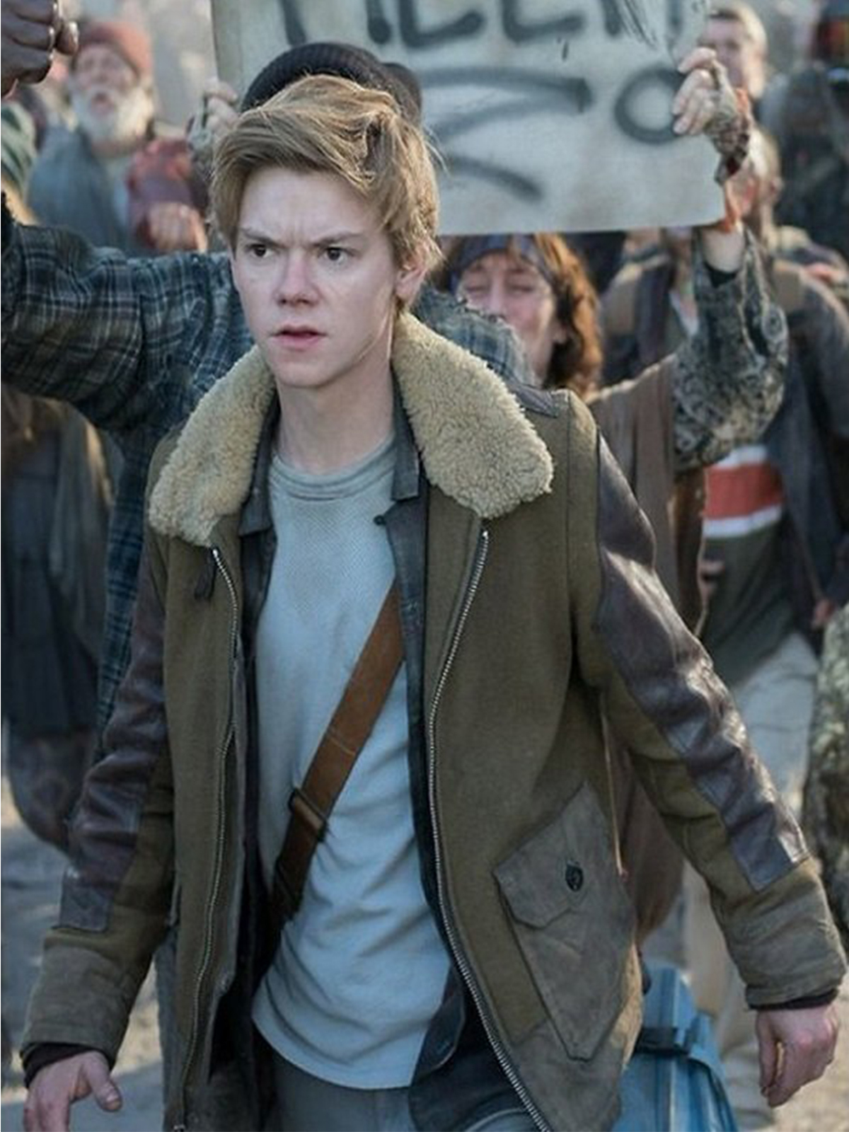 Maze Runner Newt Fur Jacket