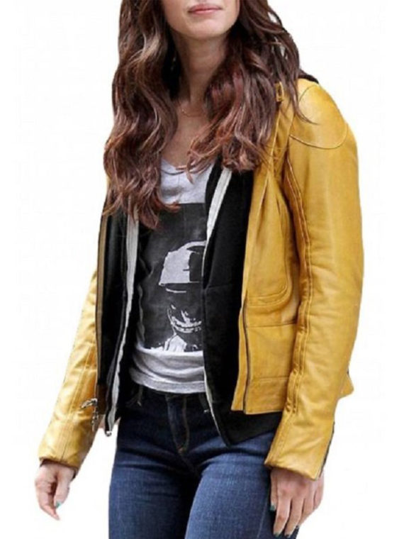 Megan Fox Synthetic Leather Jacket