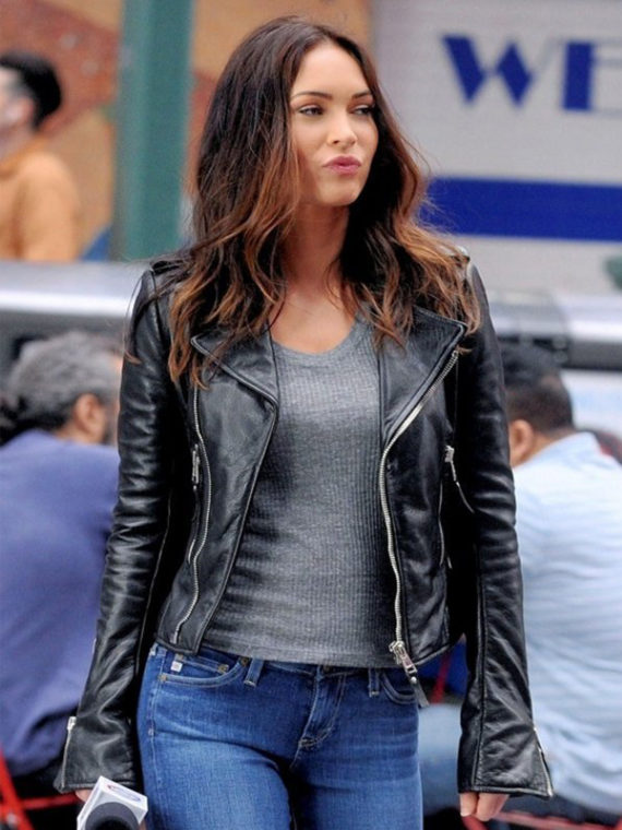 Megan Fox Teenage Mutant Ninja Turtles Black Jacket