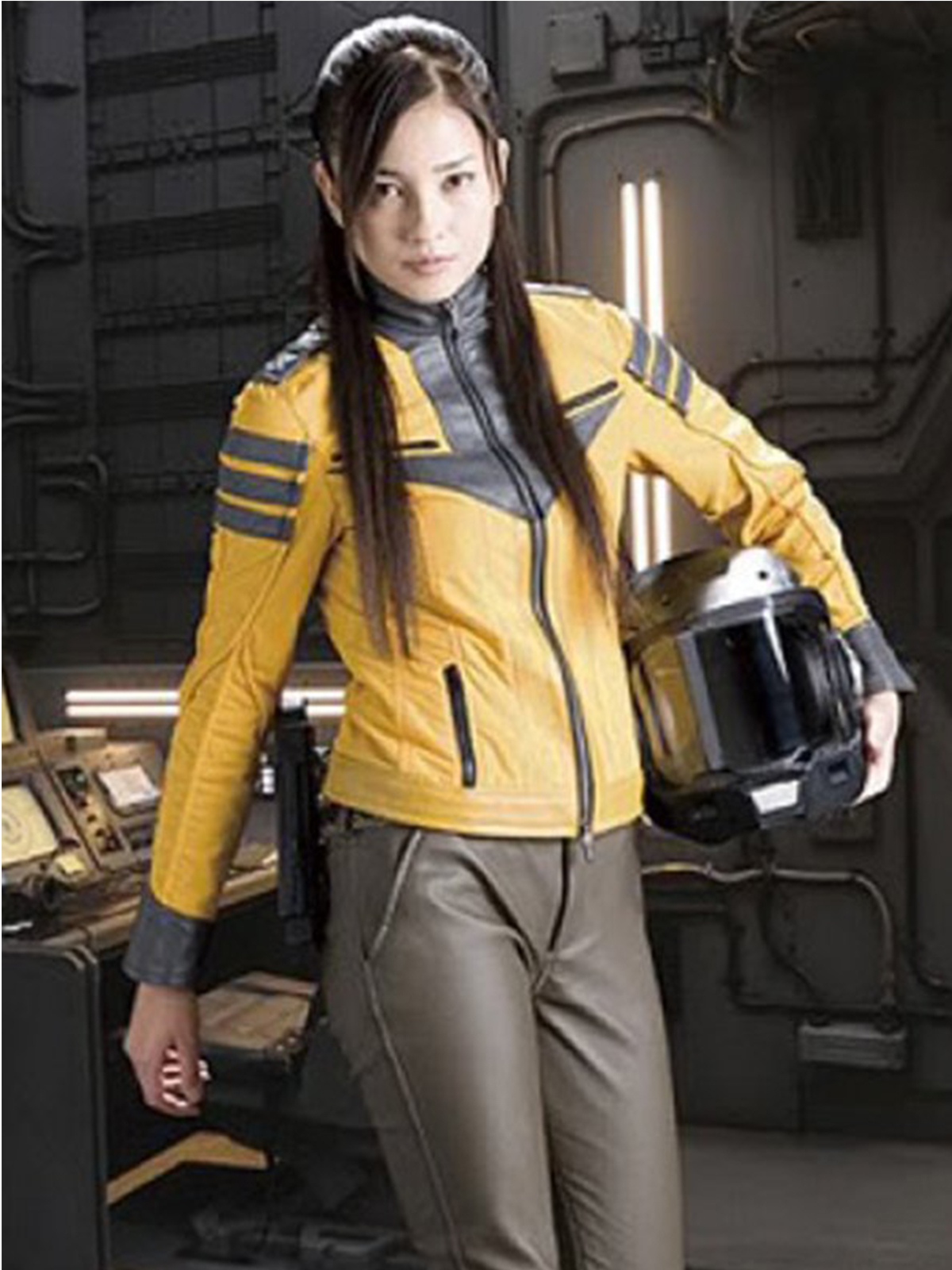 Meisa Kuroki Space Battleship Yamato Leather Jacket