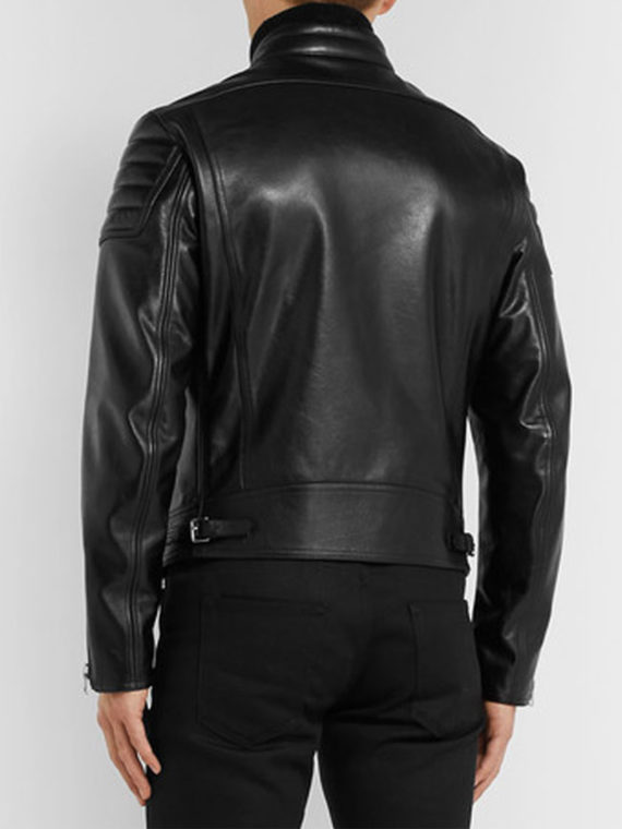 Melvin Slimfit Leather Jacket - Image 2