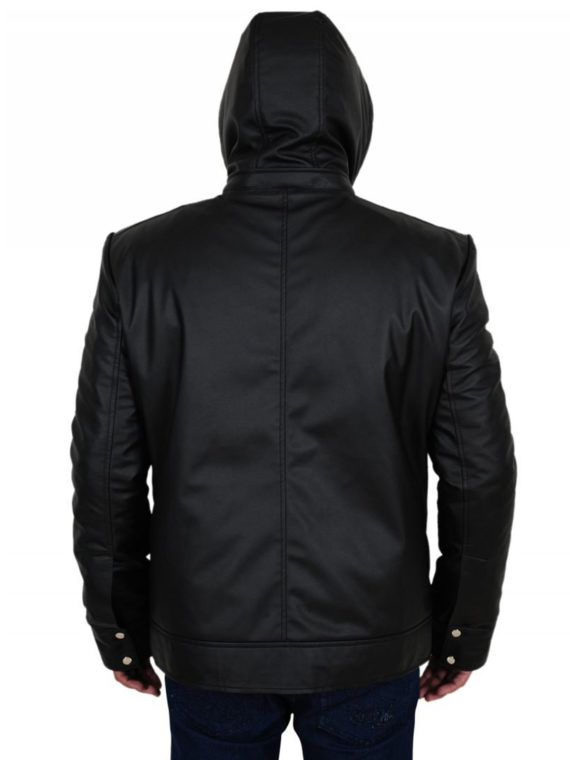 Mens Black Hoodie Jacket