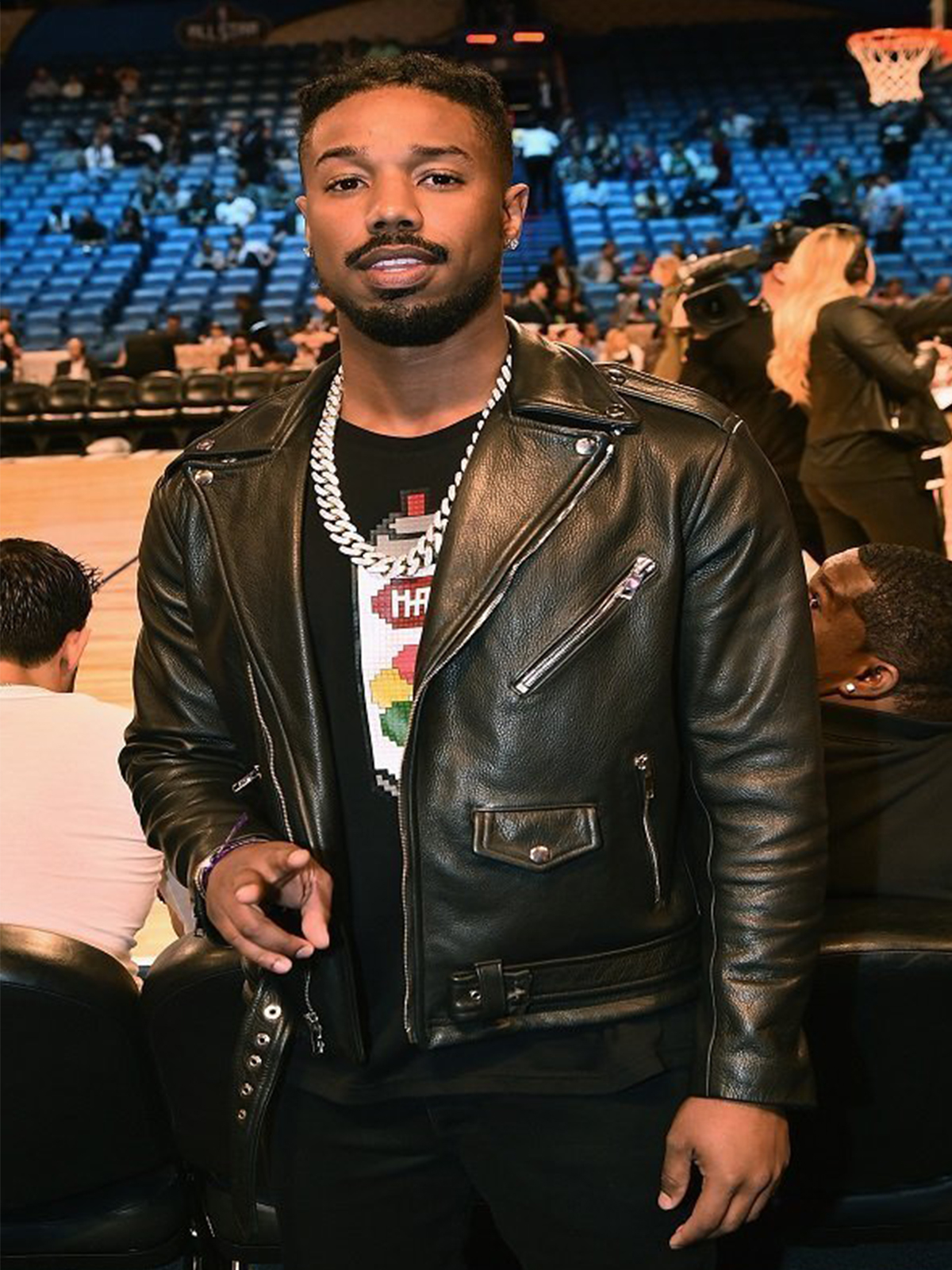 Michael B. Jordan Motorcycle Leather Jacket