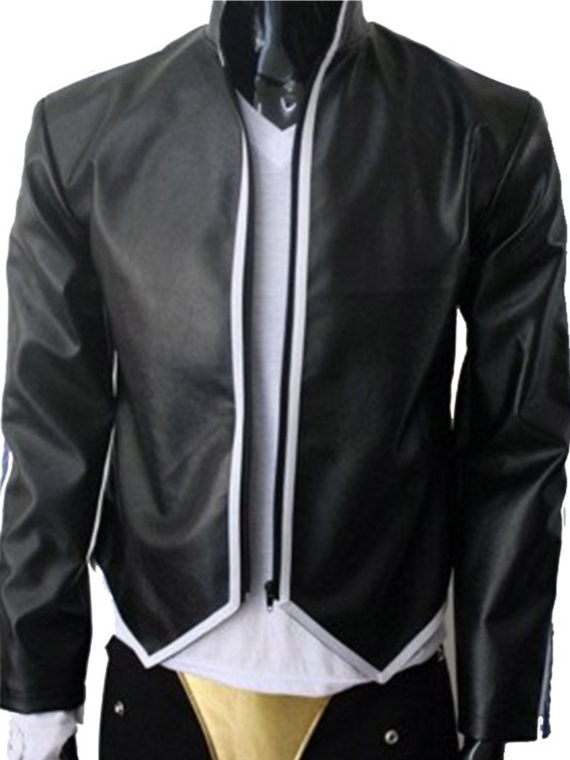 Michael Jackson Heal The World Black Leather Jacket