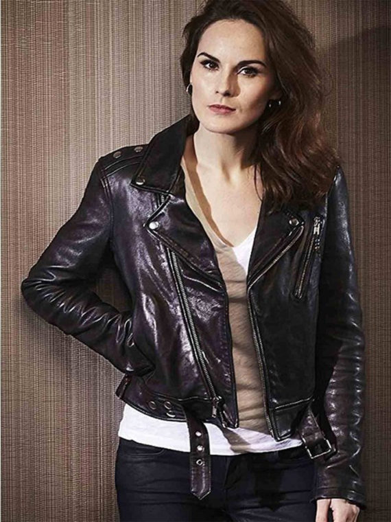 Michelle Dockery Good Behavior Leather Jacket